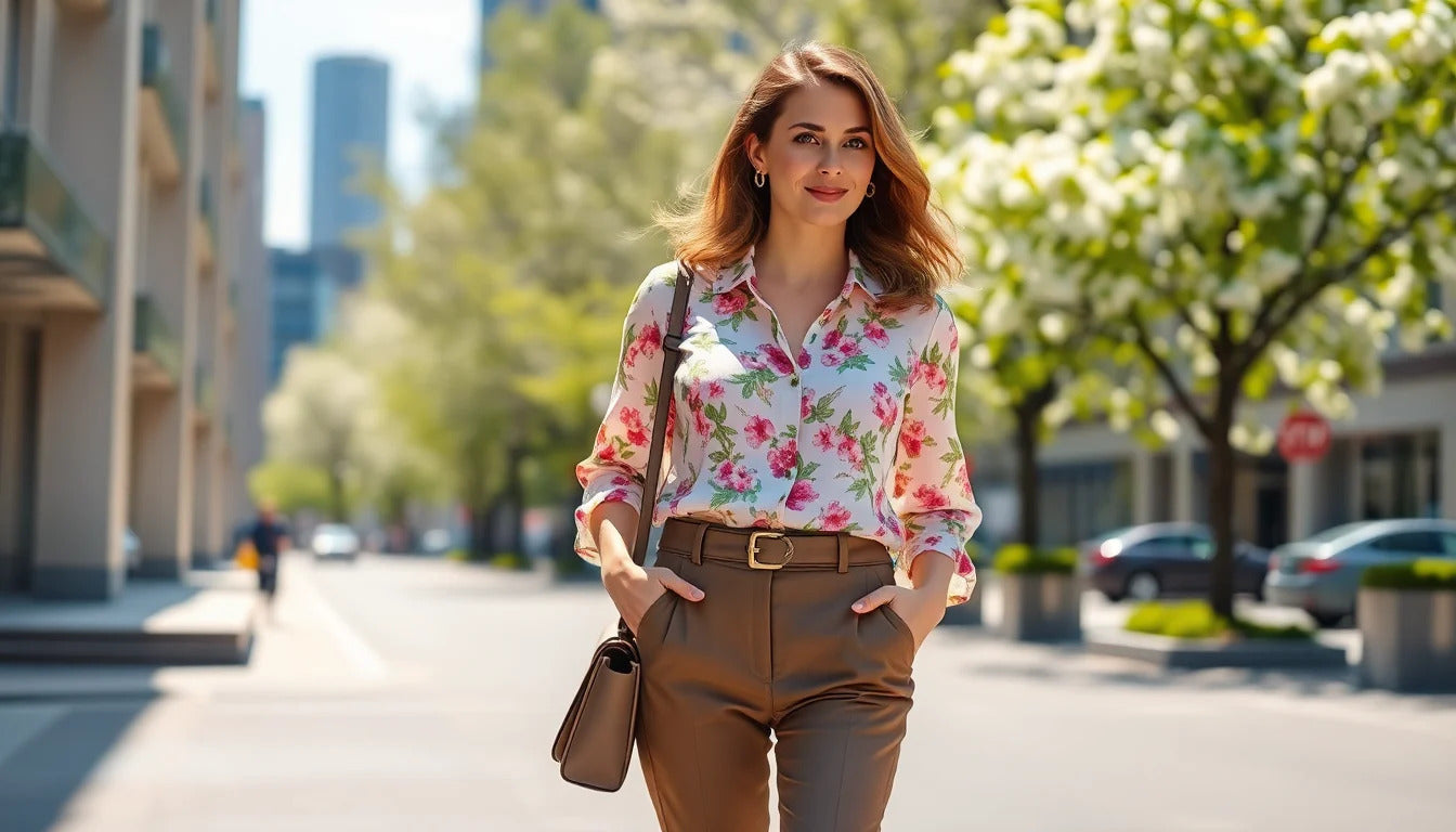 Comment associer une chemise à fleurs avec un kimono pour un look tendance ?