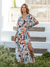 robe fleurs tropicales