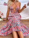 robe longue fleuri sexy