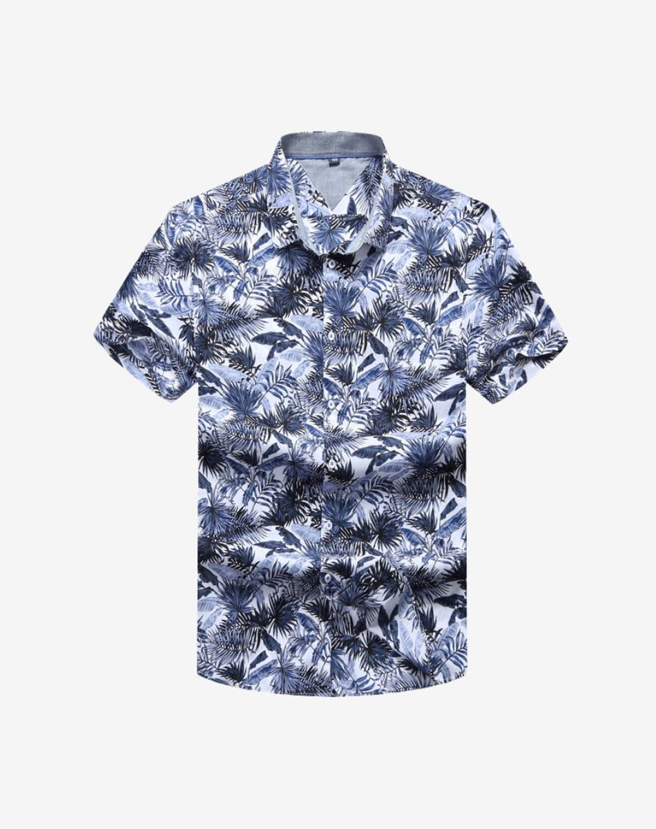 Chemise Tropicale U00e0 Manches Courtes Pour Hommes Pour Toutes