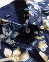 Chemise à fleurs hawaienne homme - Col boutonné - Couleur Florale