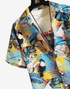 Chemise toucan - zoom sur le motif - Couleur Florale