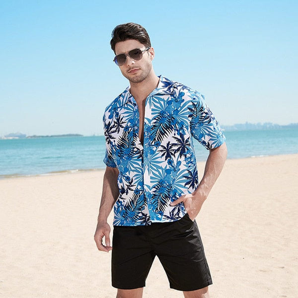 Chemise manches longues homme REALTREE pêche XXL bleu océan mer eau