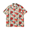 Chemise homme avec motif fleurs tropicales